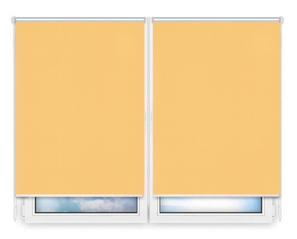 Рулонные шторы Мини Респект-БО-песочный цена. Купить в «Мастерская Жалюзи»